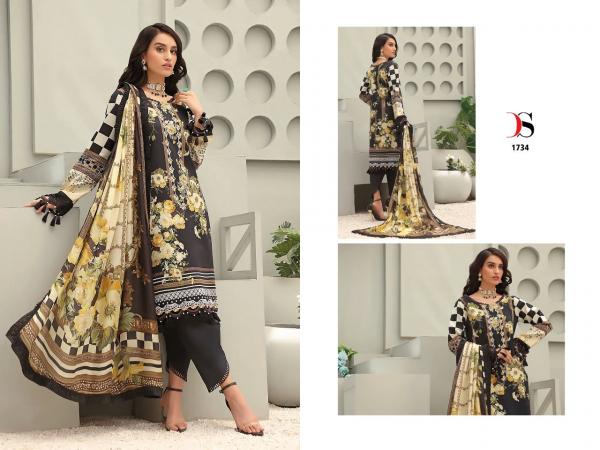 Deepsy Firdous Queens Court Cotton Embroidery Designer Pakistani Salwar Suits